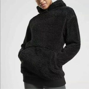 Athleta Solstice Reversible Sherpa Hooded Sweatshirt